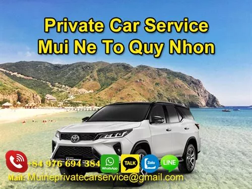 Private Car From Mui Ne To Quy Nhon