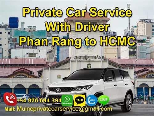 Private car from phan rang to Ho Chi Minh