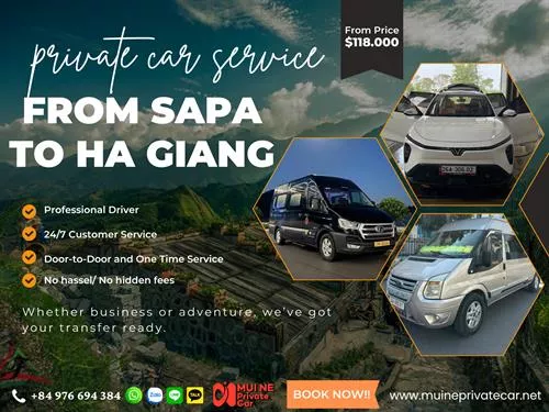 Private Car From Sapa To Ha Giang