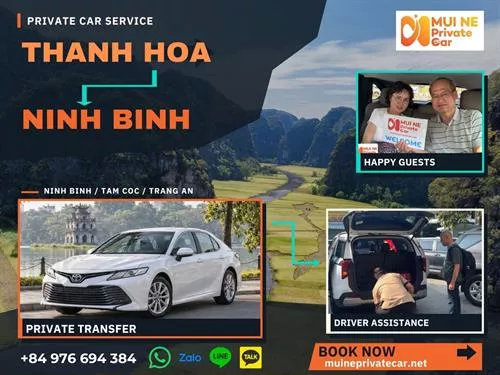 Thanh Hoa to Ninh Binh Private Car