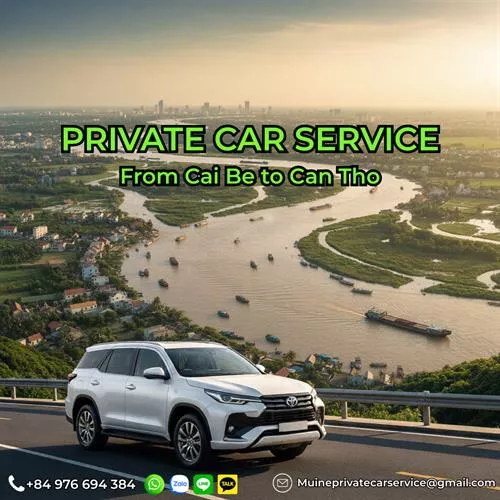 Cai Be to Can Tho Private Car