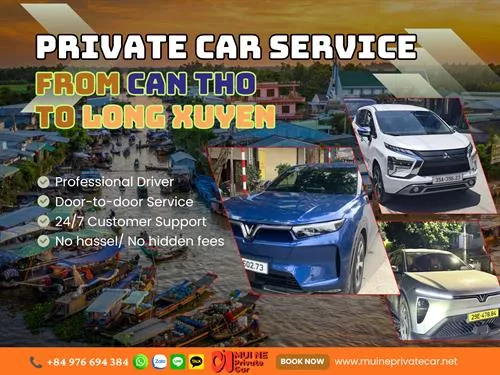 Can Tho to Long Xuyen By Private Car