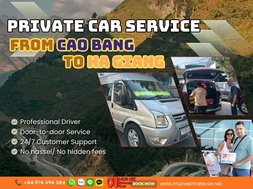 Cao Bang to Ha Giang Private Car Rental