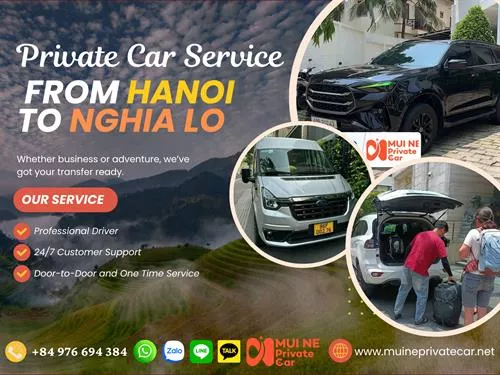 Hanoi to Nghia Loi Private Car