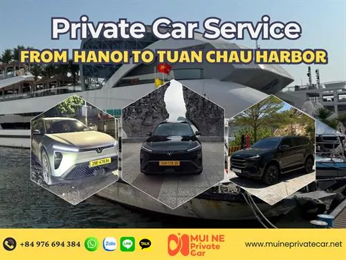 Hanoi to Tuan Chau Harbor by Private Car