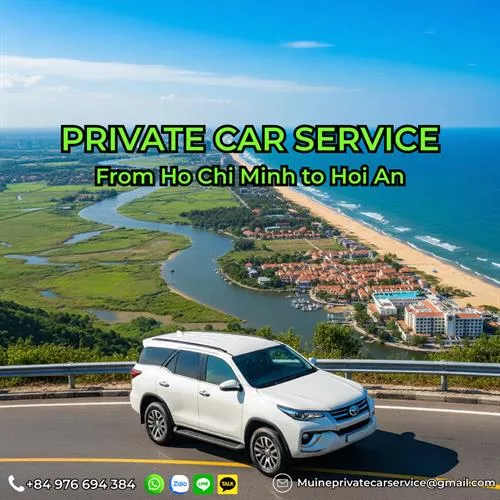 Ho Chi Minh to Hoi An Private Car
