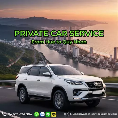 Hue to Quy Nhon Private Car