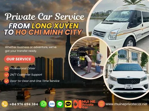 Long Xuyen to Ho Chi Minh Private Car Transfer