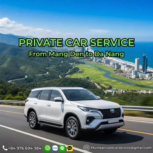 Mang Den to Da Nang Private Car