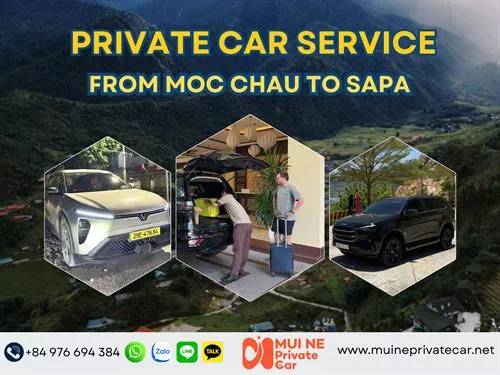 Moc Chau to Sapa Private Car