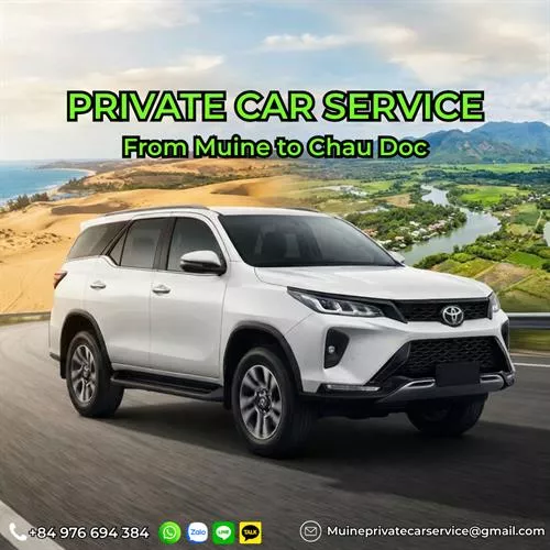 Mui Ne to Chau Doc Private Car