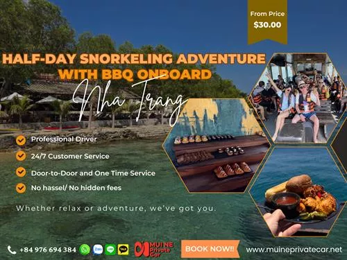Half-Day Nha Trang Snorkeling Cruise with BBQ Onboard