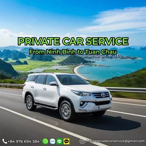 Ninh Binh to Tuan Chau Private Car