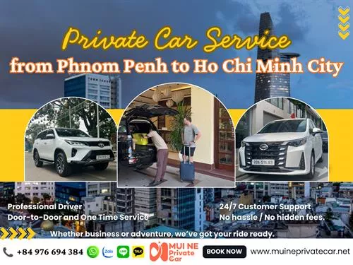 Phnom Penh to Ho Chi Minh City Private Car Transfer