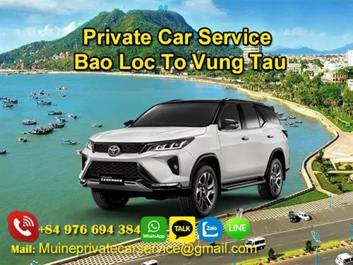 Private Car From Bao Loc To Vung Tau