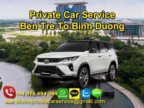 Private Car From Ben Tre To Binh Duong