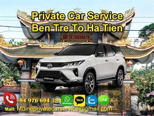 Private Car From Ben Tre To Ha Tien