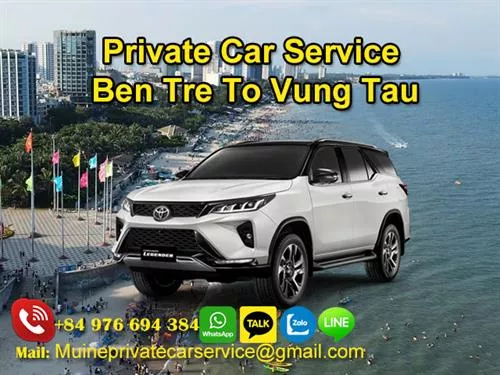 Private Car From Ben Tre To Vung Tau