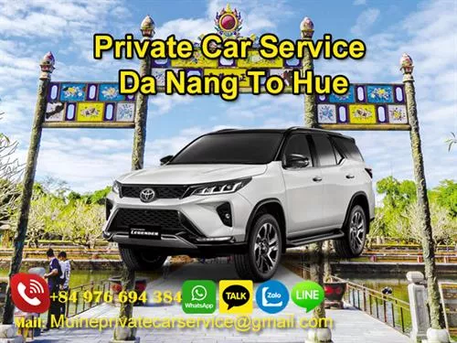 Private Car From Da Nang to Hue