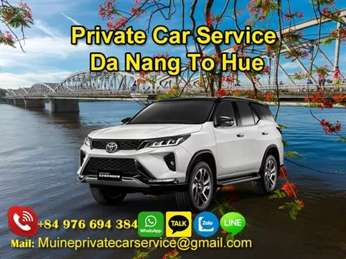 Private Car From Da Nang to Hue Day Trip