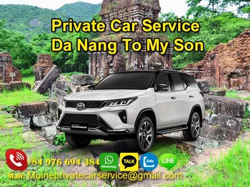 Private Car From Da Nang To My Son