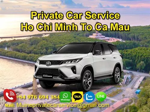 Private Car From Ho Chi Minh To Ca Mau