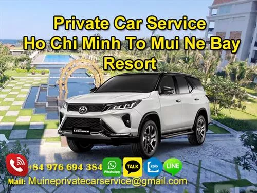 Private Car From Ho Chi Minh To Mui Ne Bay Resort