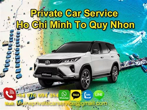 Private Car From Ho Chi Minh To Quy Nhon