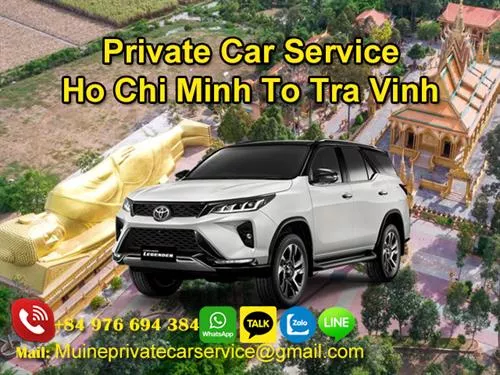 Private Car From Ho Chi Minh To Tra Vinh