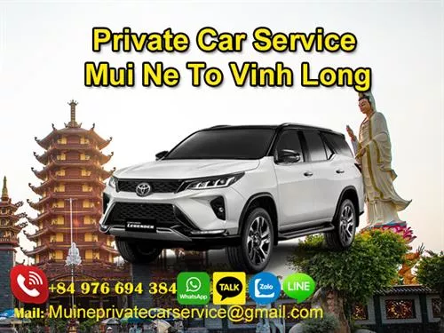 Private Car From Mui Ne To Vinh Long