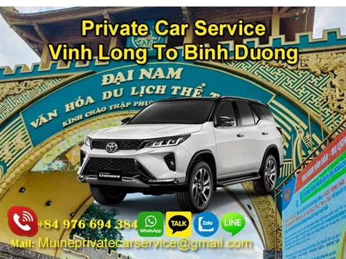 Private Car From Vinh Long to Binh Duong