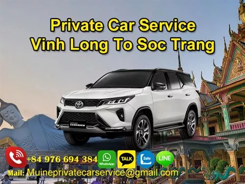 Private Car From Vinh Long To Soc Trang 