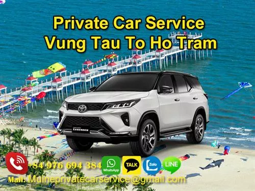 Private Car From Vung Tau To Ho Tram