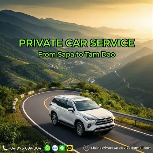 Sapa to Tam Dao Private Car