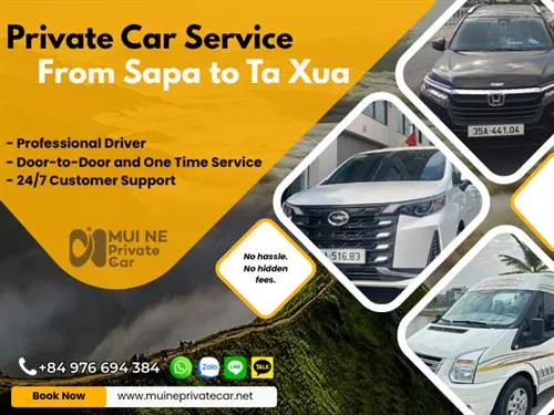 Sapa to Ta Xua Private Car