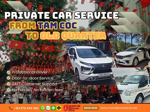 Tam Coc to Old Quarter by Private Car