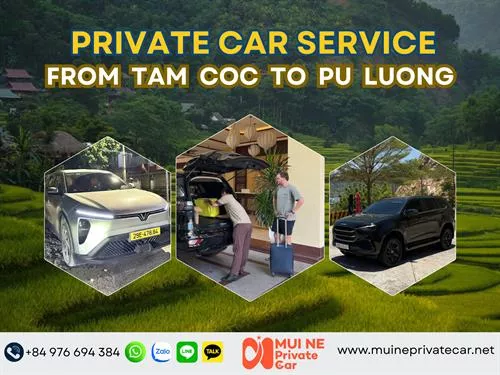 Tam Coc to Pu Luong Private Transfer