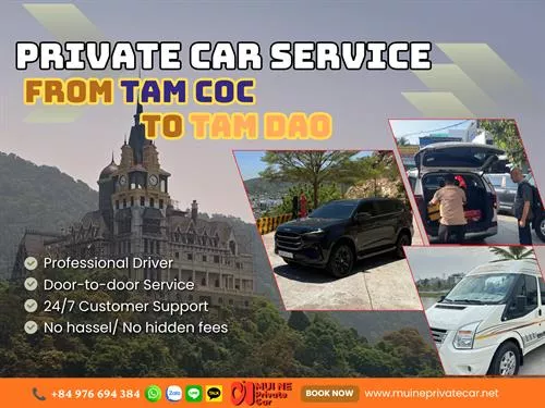 Tam Coc to Tam Dao Private Car Transfer