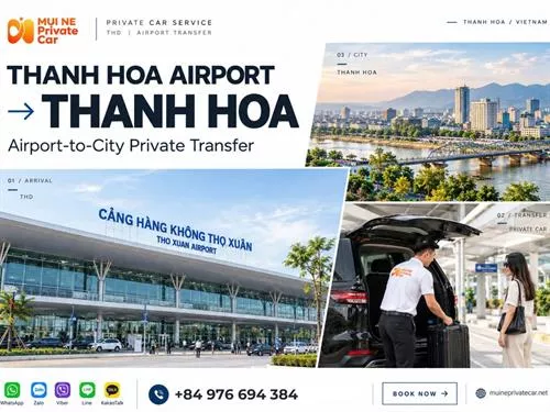 Thanh Hoa Airport to Thanh Hoa Private Car