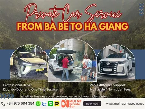 Ba Be to Ha Giang Private Car Transfer