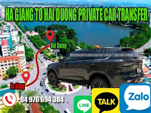 Ha Giang to Hai Duong by Private Car Transfer
