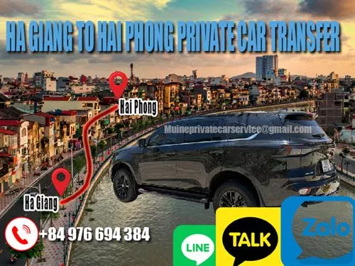 Ha Giang to Hai Phong by Private Car Transfer