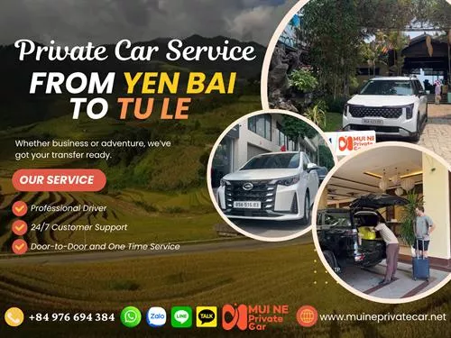 Yen Bai to Tu Le Private Car