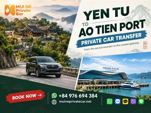 Yen Tu to Ao Tien Port Private Car