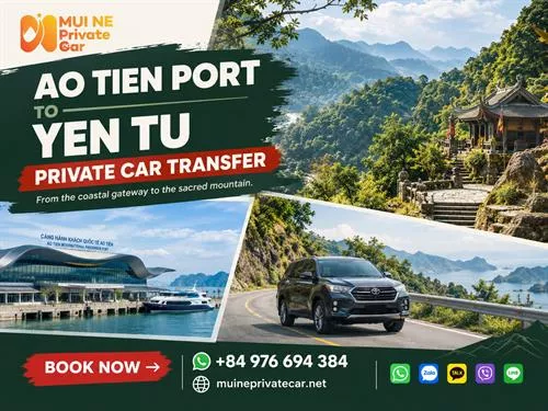 Ao Tien Port to Yen Tu Private Car