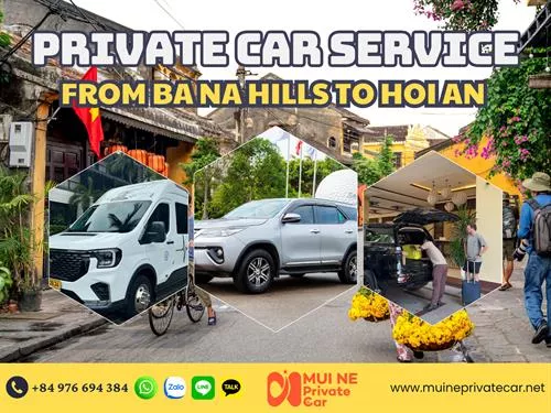 Private Car From Ba Na Hills To Hoi An
