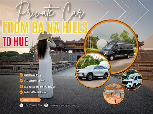 Private Car From Ba Na Hills To Hue