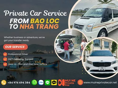 Private Car From Bao Loc To Nha Trang