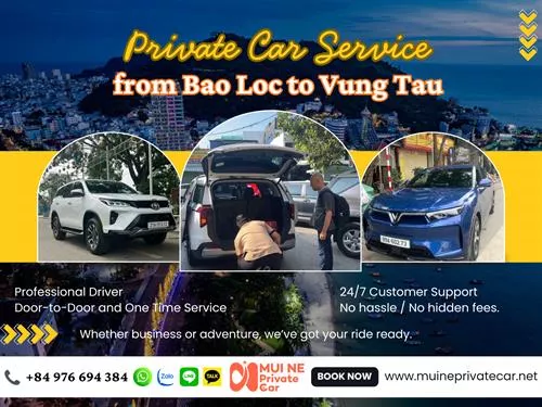 Private Car From Bao Loc To Vung Tau
