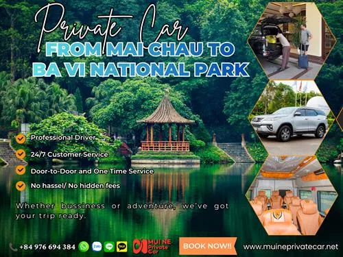 Mai Chau To Ba Vi National Park Private Car Transfer 